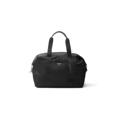 PRADA RE-NYLON AND SAFFIANO LEATHER DUFFLE BAG 2VC796 (44.5*40*24cm) 